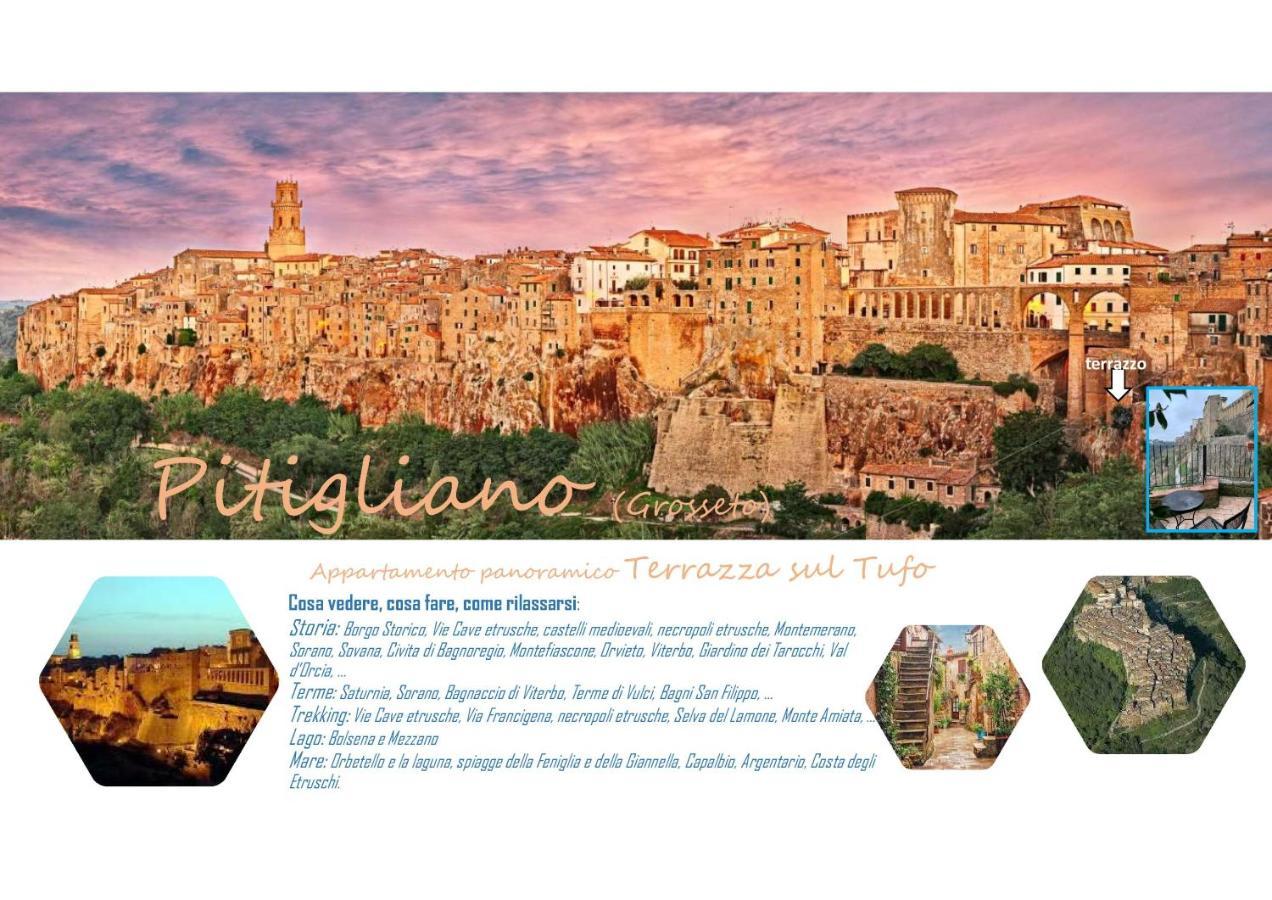 Terrazza Sul Tufo Villa Pitigliano Exterior foto